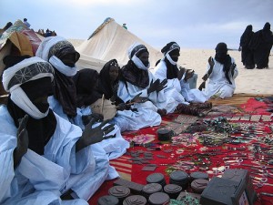 Festival v poušti, Essakane, Mali, 2004. Foto : www.flickr.com.